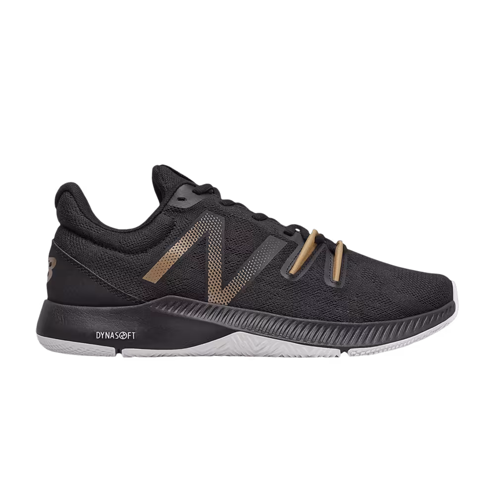 New Balance TRNR Black Gold Metallic
