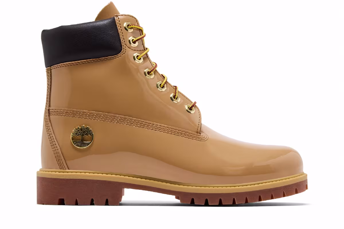 Timberland 6 Inch Premium Waterproof Boot Patent Wheat, view 2