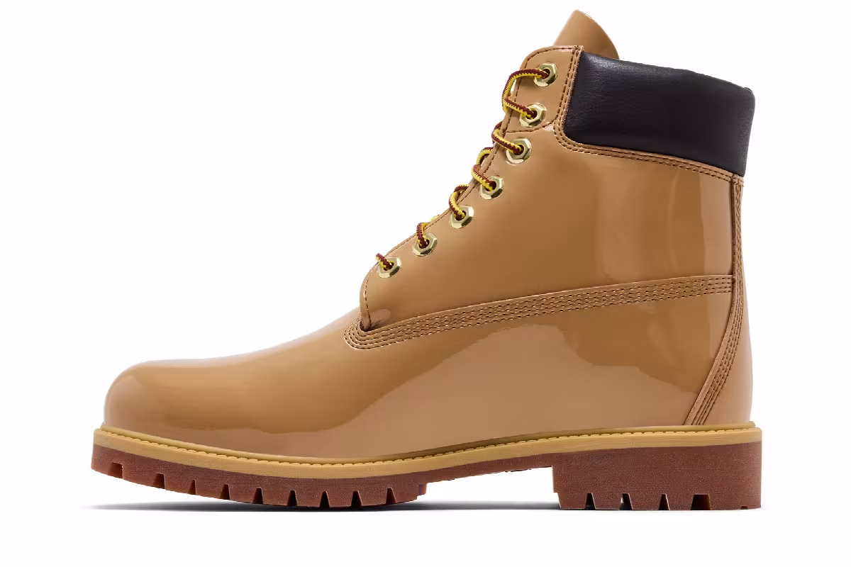 Timberland 6 Inch Premium Waterproof Boot Patent Wheat, view 4