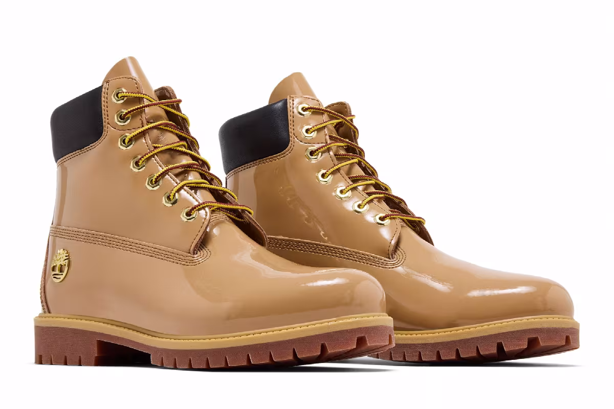 Timberland 6 Inch Premium Waterproof Boot Patent Wheat, view 9