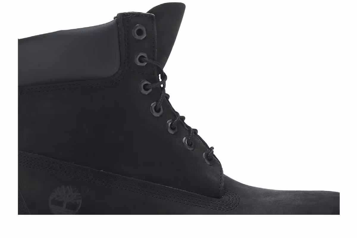 Timberland 6 Inch Classic Waterproof Boot Black Nubuck, view 3
