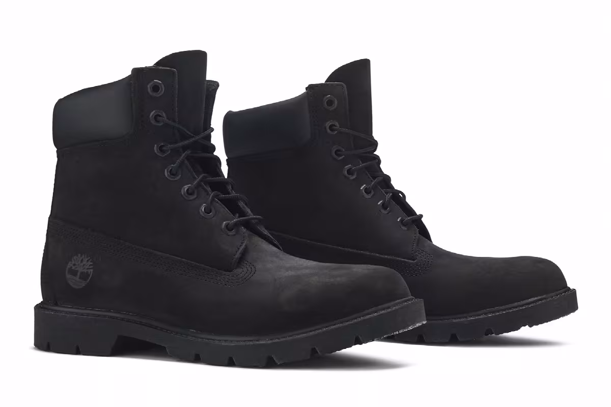 Timberland 6 Inch Classic Waterproof Boot Black Nubuck, view 9