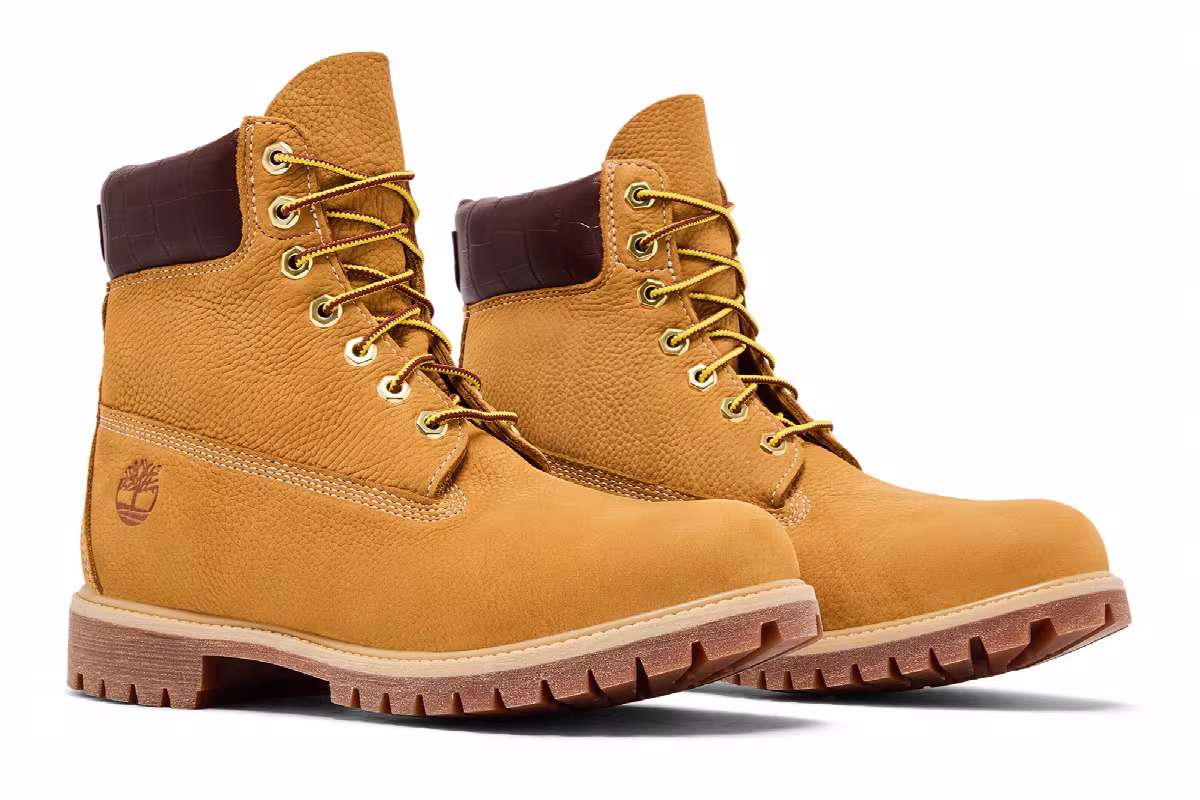 Avirex x Timberland 6 Inch Premium Waterproof Boot Wheat, view 9