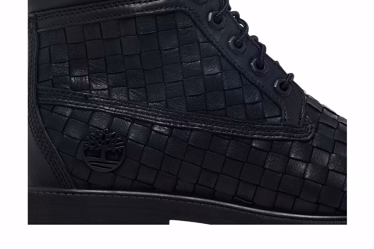 Timberland 6 Inch Premium Boot Woven Black, view 3