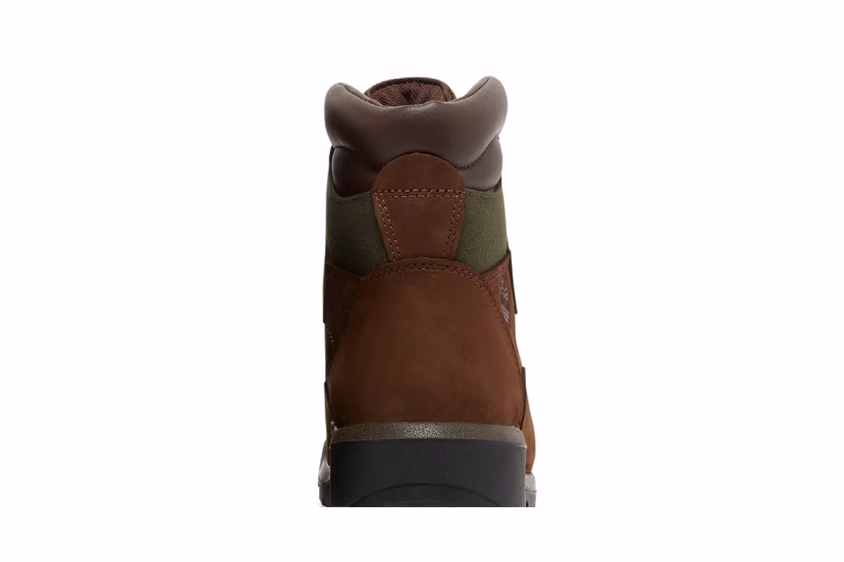 Timberland 6 Inch Field Boot Brown Olive Green, view 8