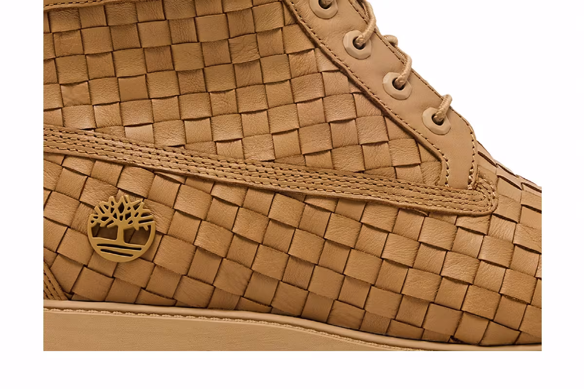 Timberland 6 Inch Premium Boot Woven Medium Beige Full Grain, view 3