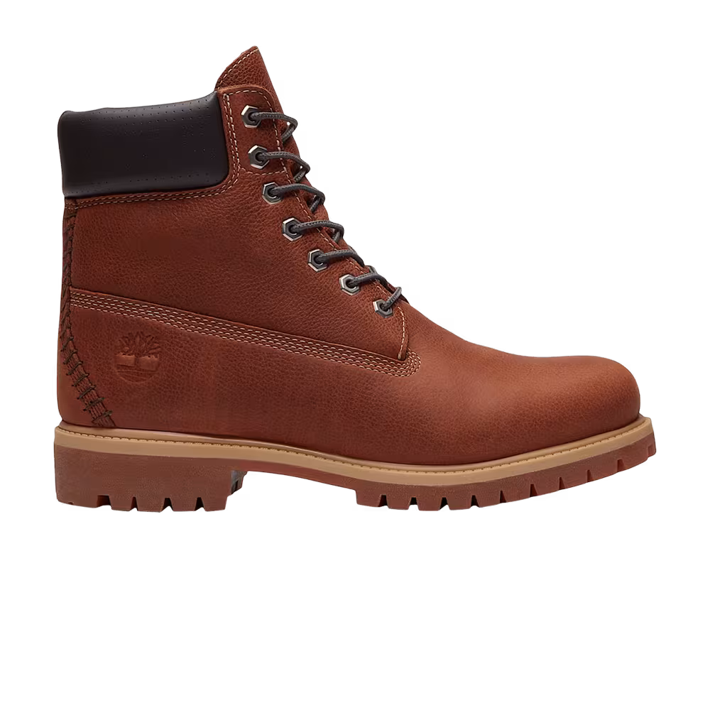 Timberland 6 Inch Premium Waterproof Boot Rust Dark Grey
