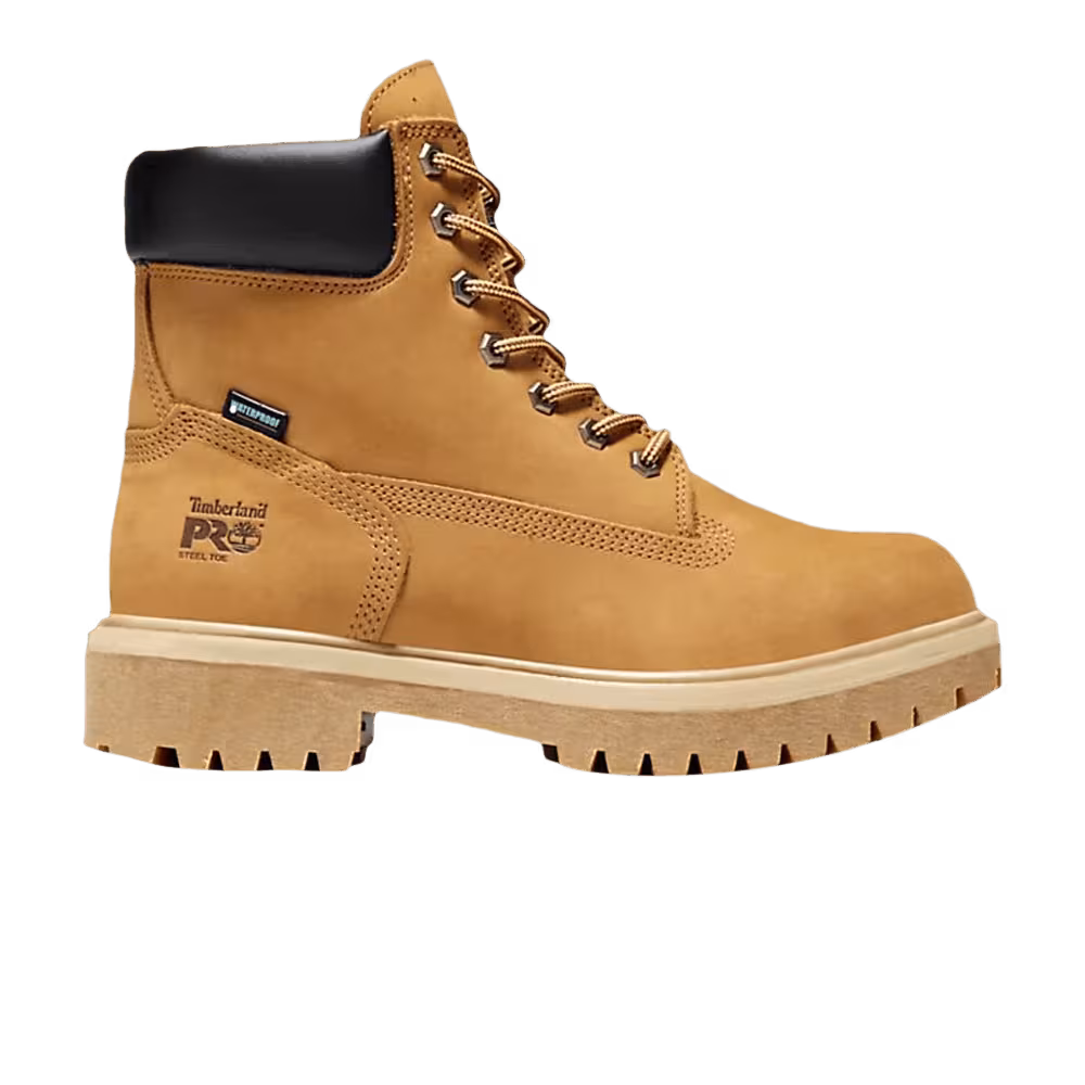 Timberland 6 Inch Pro Direct Attach Wheat Nubuck