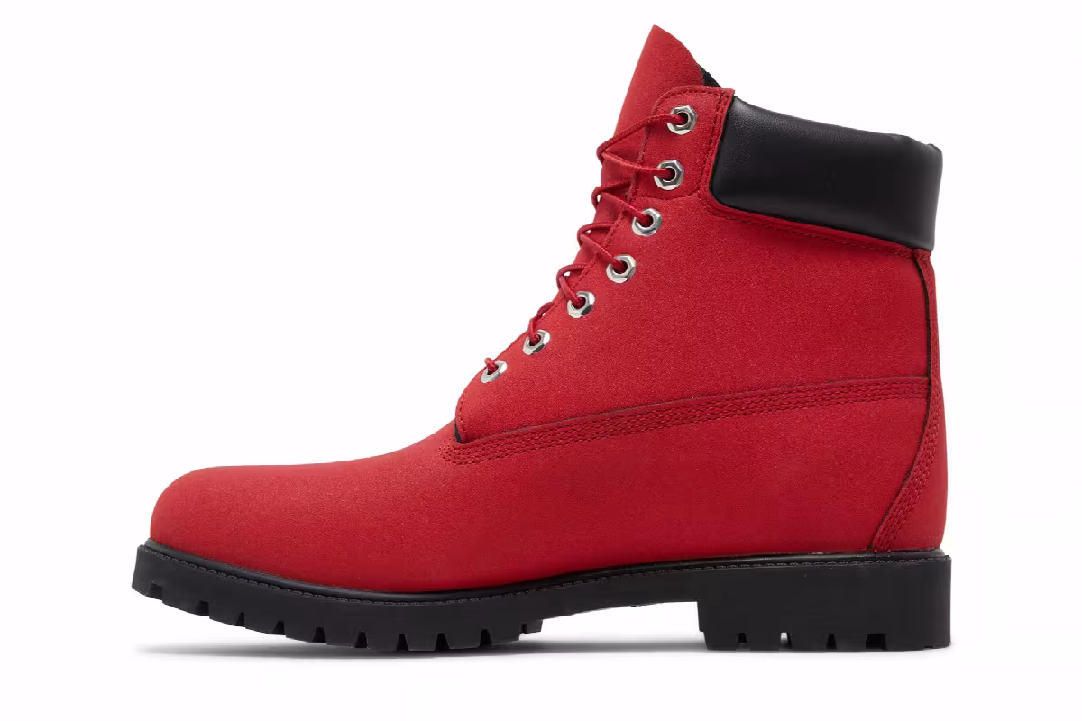Timberland 6 Inch Heritage Boot Medium Red, view 4