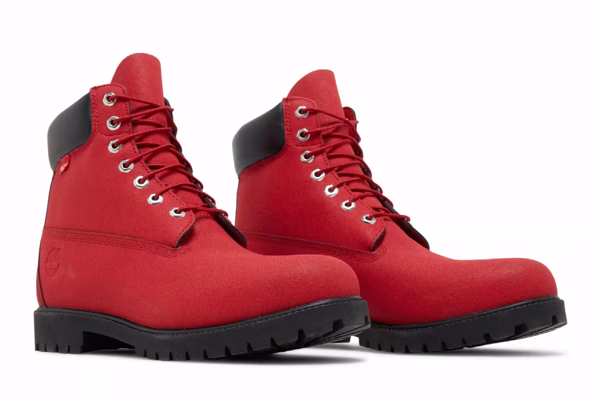 Timberland 6 Inch Heritage Boot Medium Red, view 9