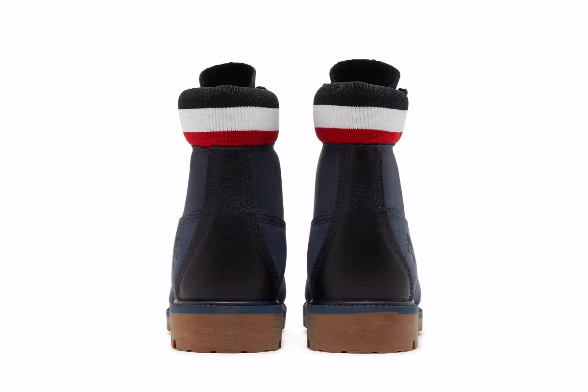 Timberland 6 Inch Heritage Warm Lined Boot Navy Red, view 7