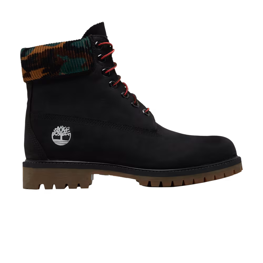 Timberland 6 Inch Heritage Warm Lined Boot Black Camo