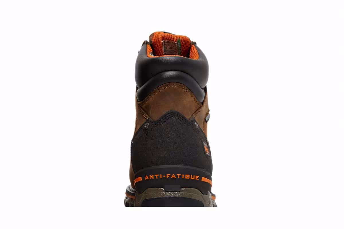 Timberland Boondock 6 Inch Composite Toe Waterproof Work Boot Brown Oiled Distressed, view 8