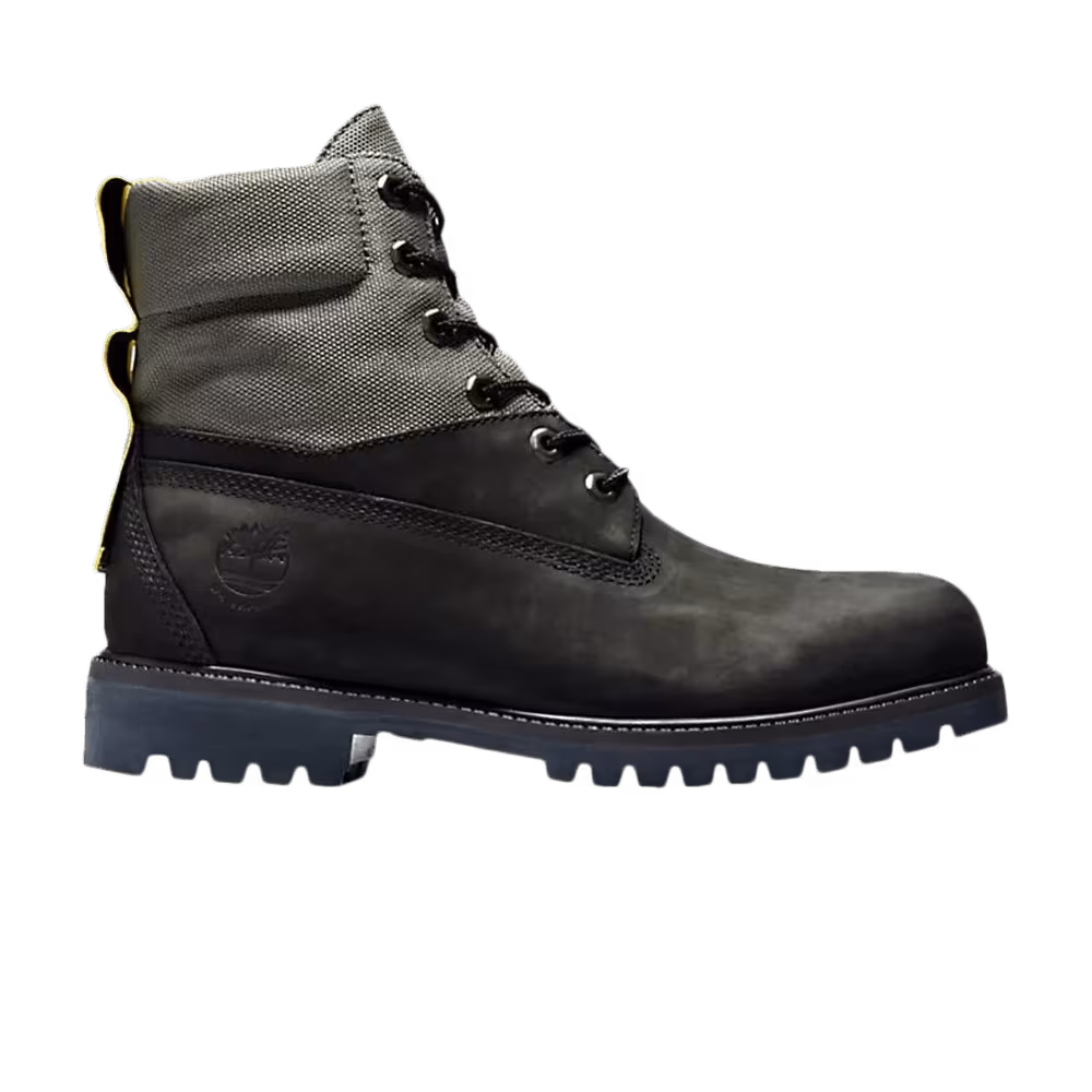 Timberland 6 Inch Premium Mixed Media - Black