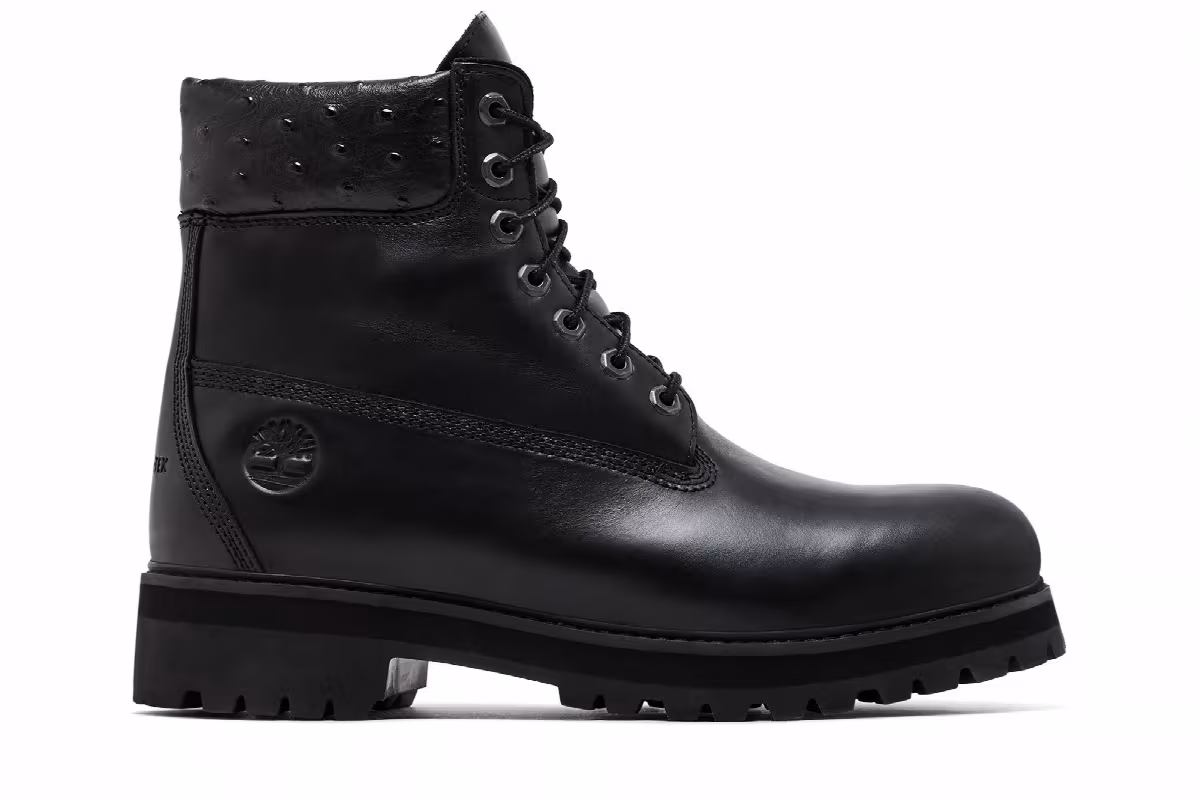 Timberland 6 Inch Premium Stack Boot Black, view 2