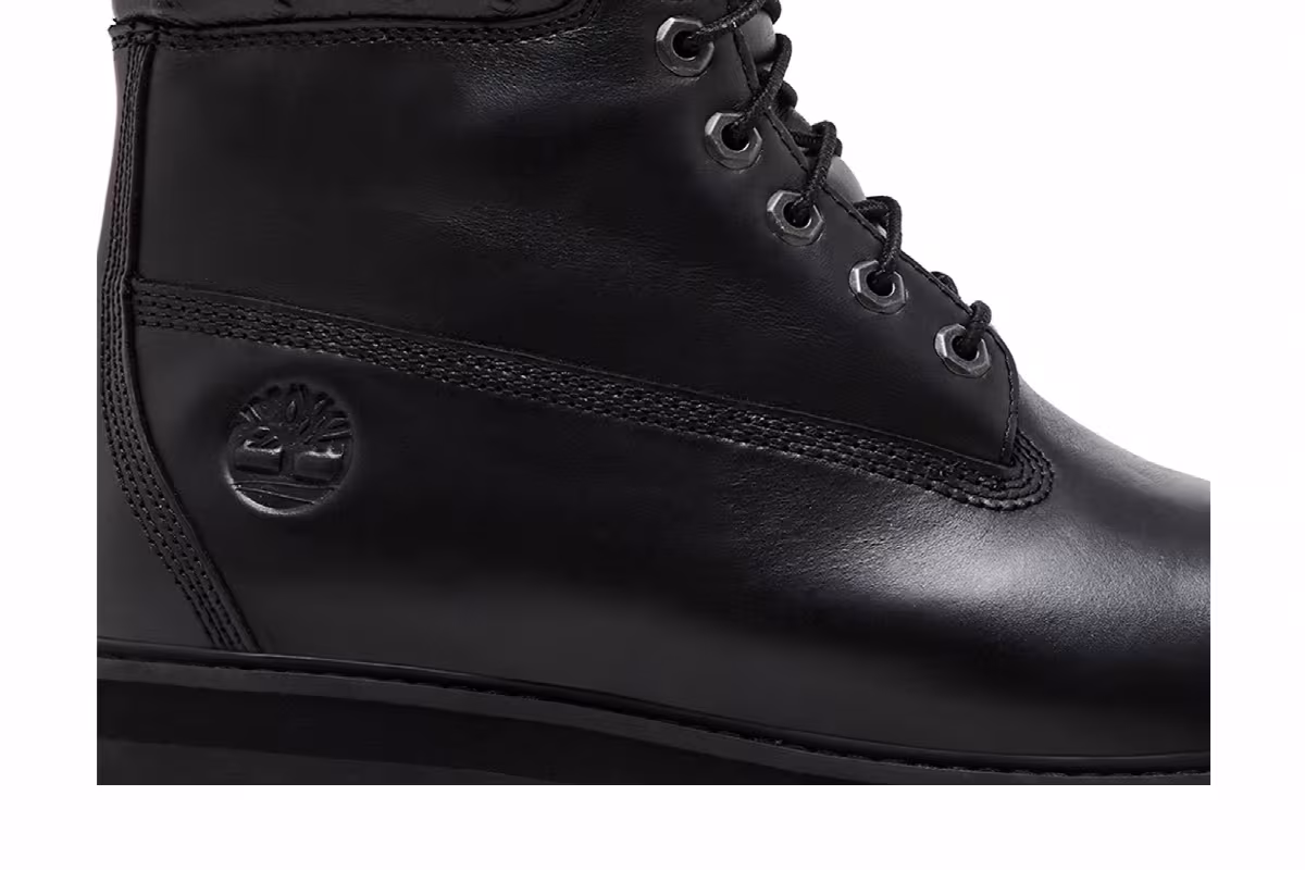 Timberland 6 Inch Premium Stack Boot Black, view 3