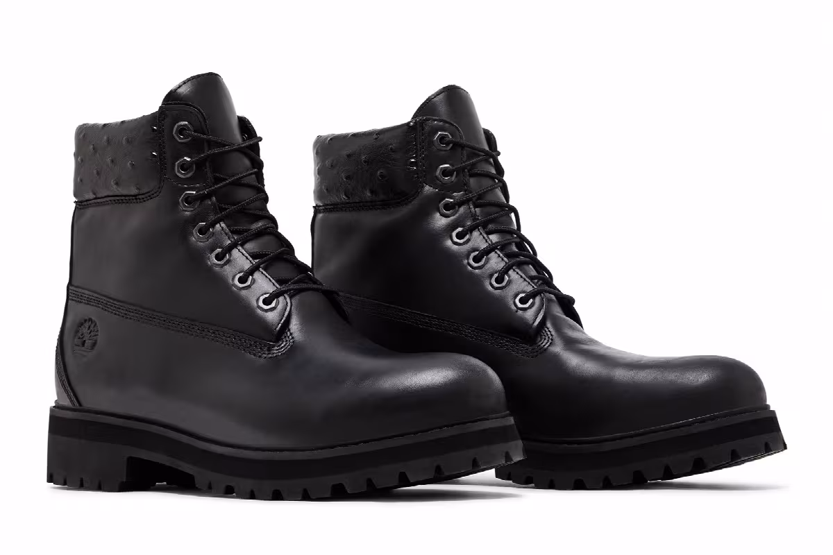 Timberland 6 Inch Premium Stack Boot Black, view 9
