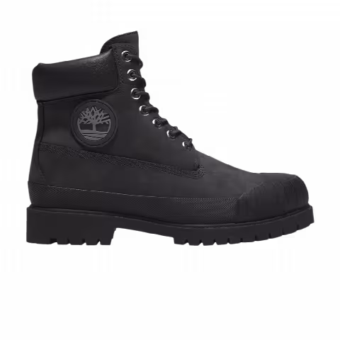 Timberland 6 Inch Premium Rubber Toe Boot 'Black'