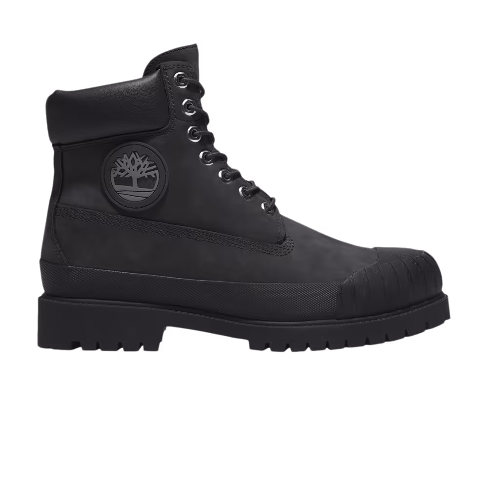 Timberland 6 Inch Premium Rubber Toe Boot Black