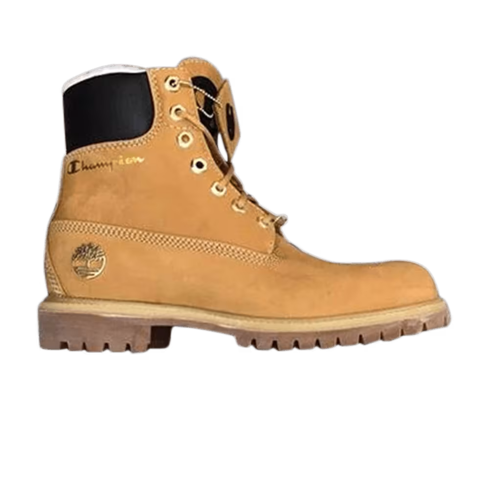 Champion x Timberland 6 Inch Premium WP Warm-Lined Wheat Nubuck