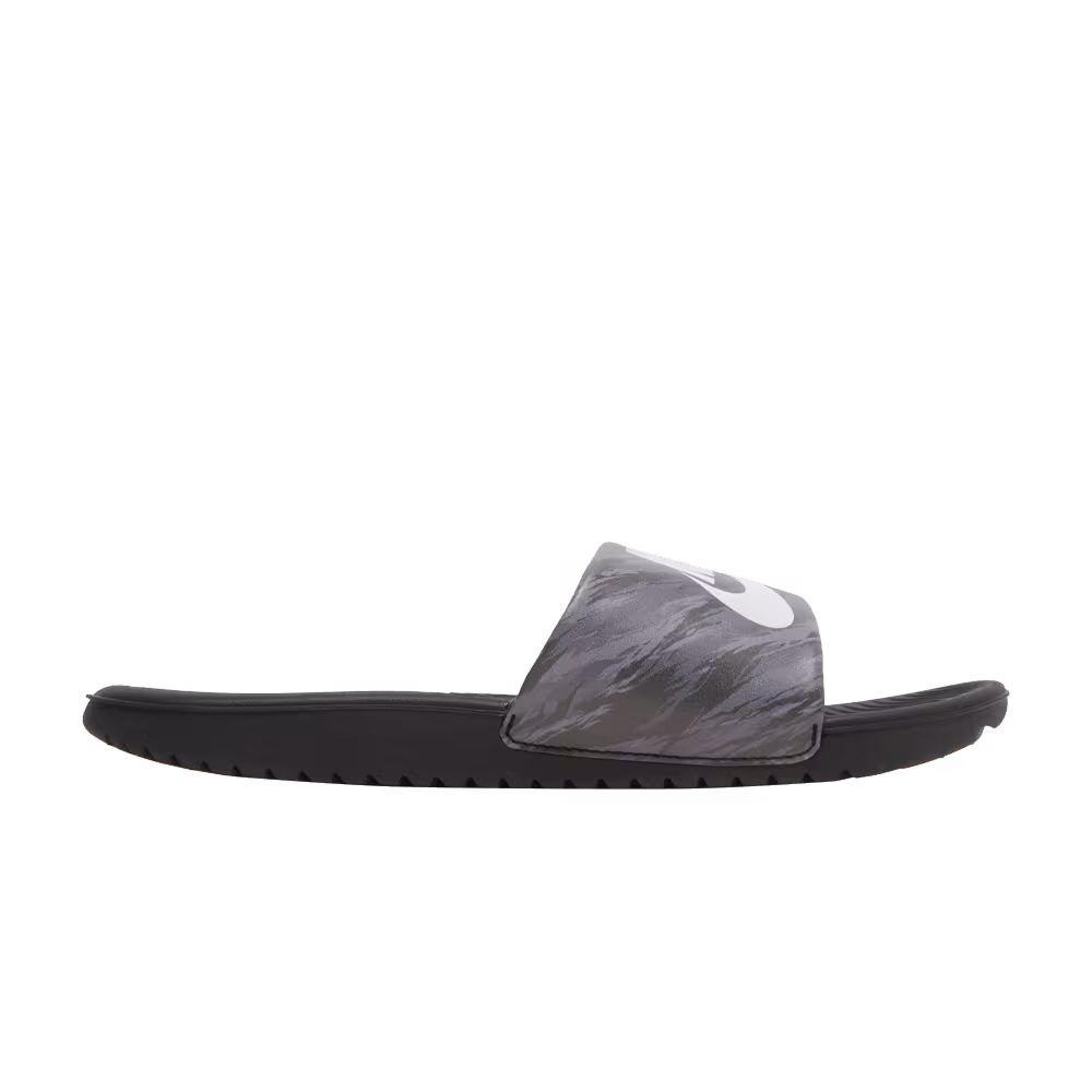 Nike Kawa SE Slide GS Black Pure Platinum Camo