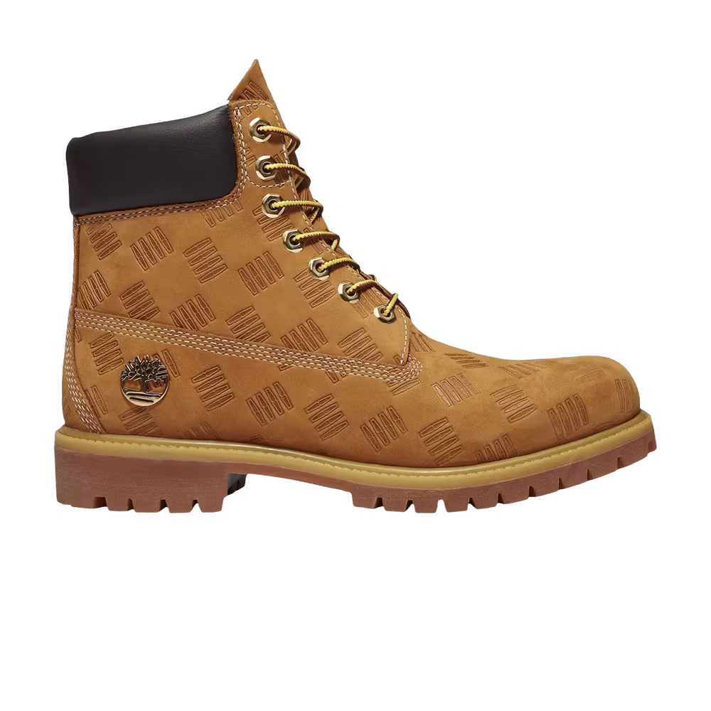 Timberland 6 Inch Premium Waterproof Boot Debossed Wheat