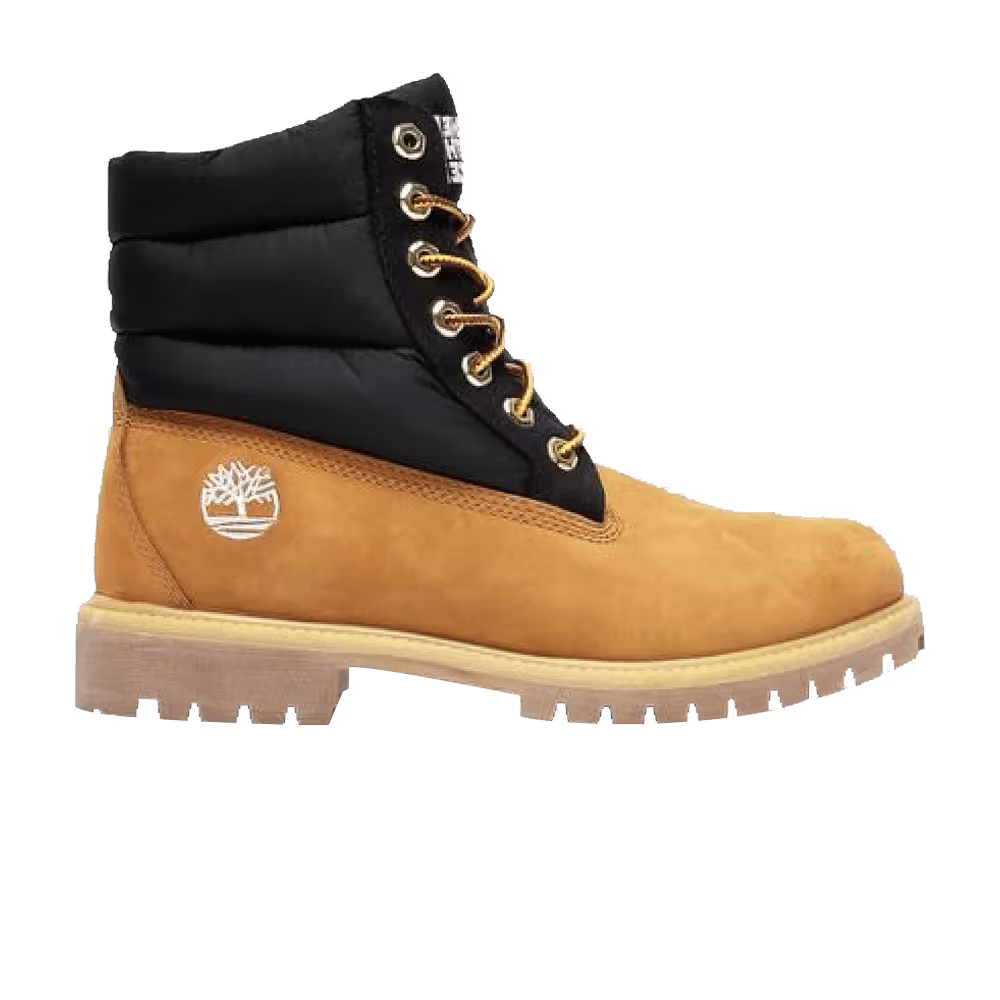 The North Face x Timberland Nuptse 6 Inch Premium Boot Wheat
