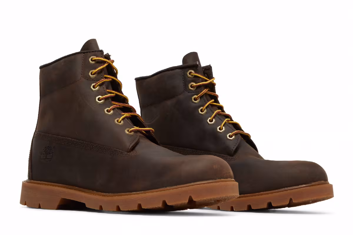 Timberland 6 Inch Basic Boot Brown Gum, view 9