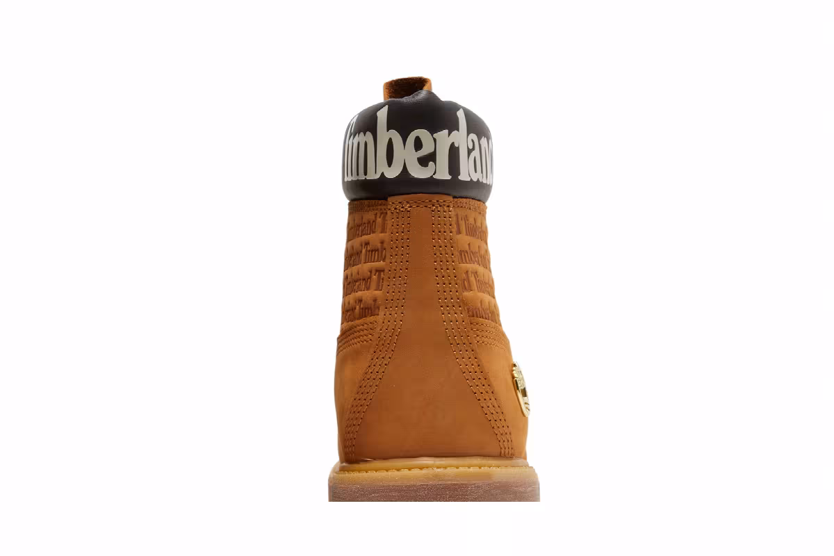 Timberland 6 Inch Premium Boot Repeat Logo - Wheat, view 8