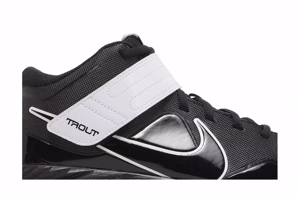 Nike Force Trout 7 Turf GS Black Dynamic Turquoise, view 3