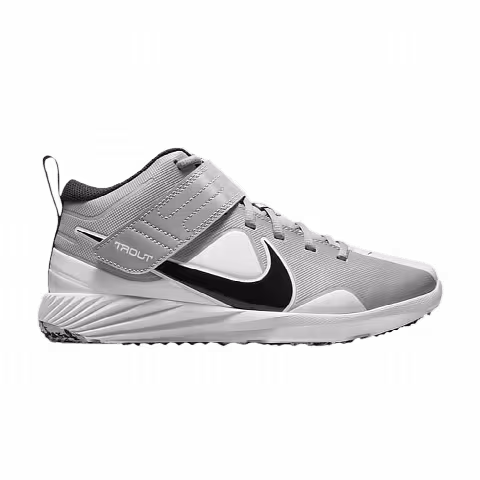 Nike Force Trout 7 Turf GS 'Light Smoke Grey Dynamic Turquoise'