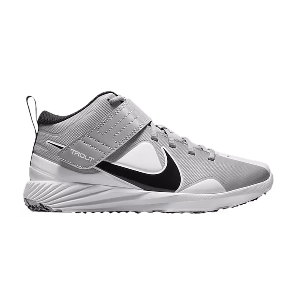 Nike Force Trout 7 Turf GS Light Smoke Grey Dynamic Turquoise