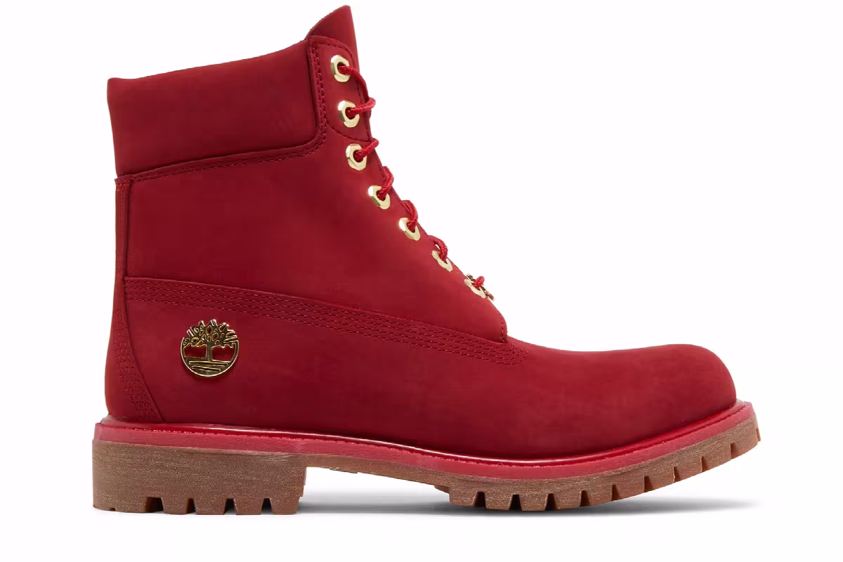 Timberland 6 Inch Premium Boot Dark Red, view 2