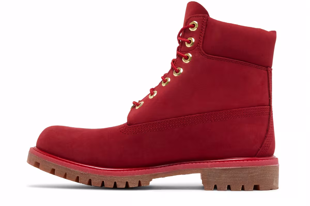 Timberland 6 Inch Premium Boot Dark Red, view 4