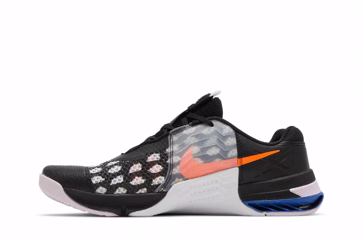 Nike Metcon 7 Polka Black Yellow Strike, view 4