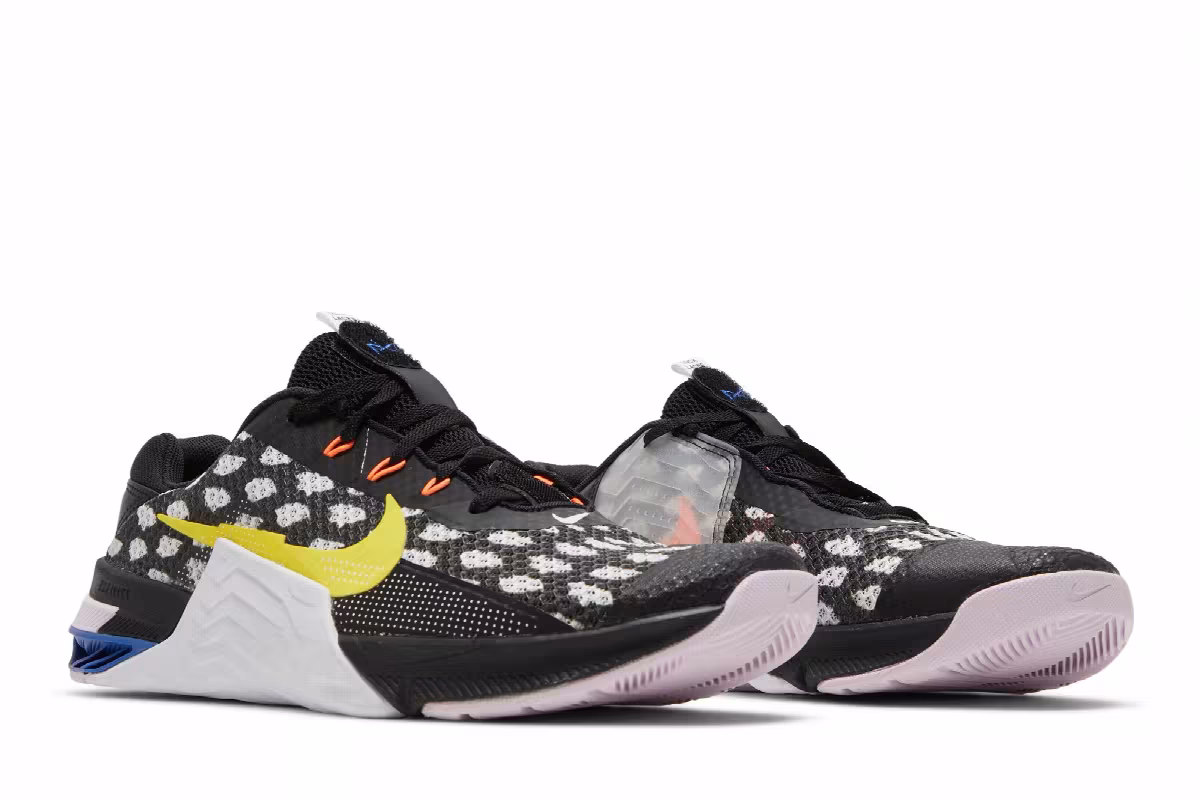 Nike Metcon 7 Polka Black Yellow Strike, view 9