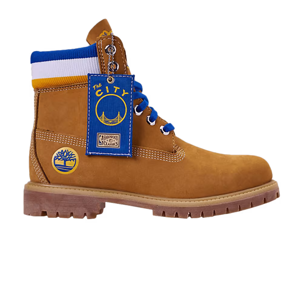 NBA x Mitchell and Ness x Timberland 6 Inch Classic Premium Boot Golden State