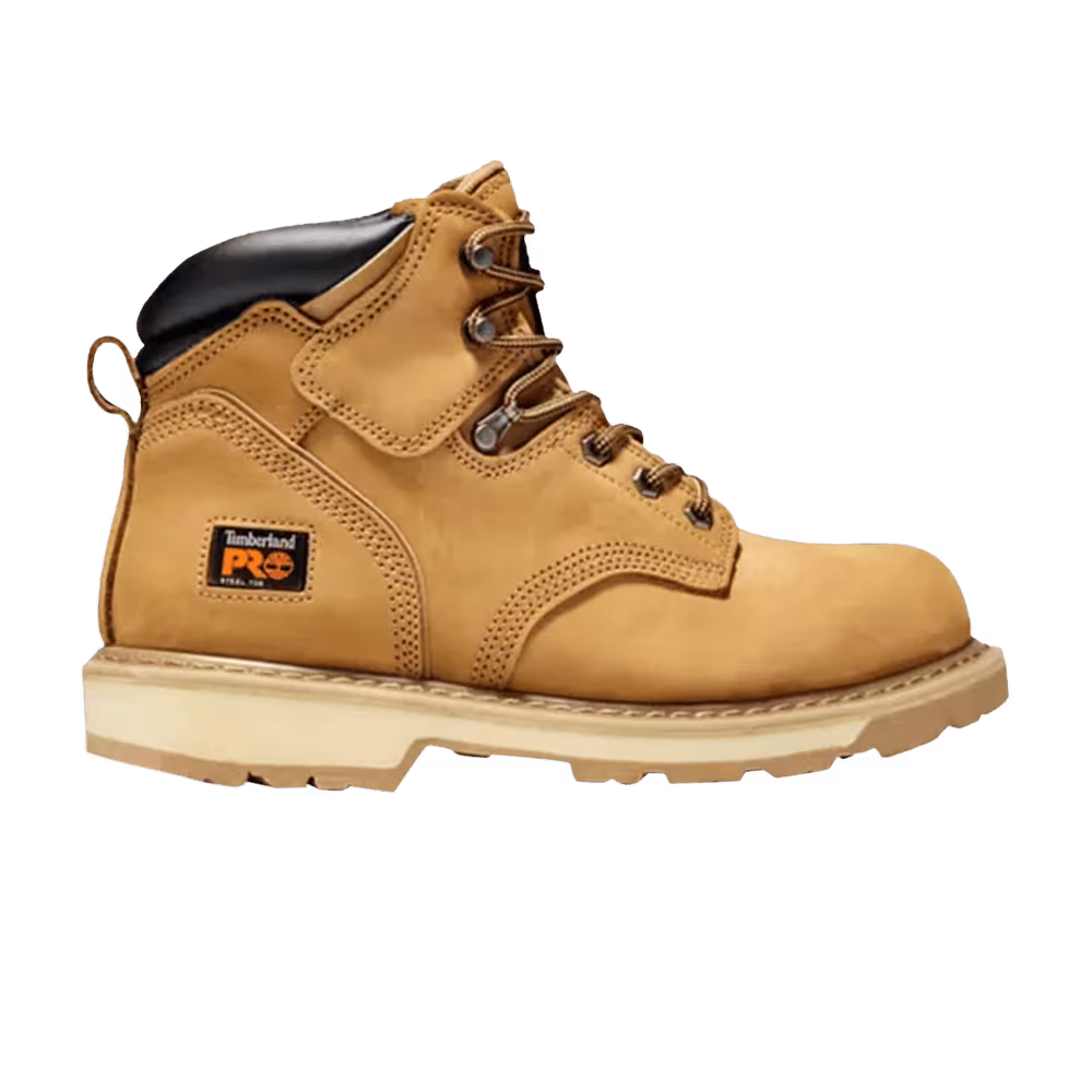 Timberland Pro Pit Boss 6 Inch Steel Toe Boot Wheat