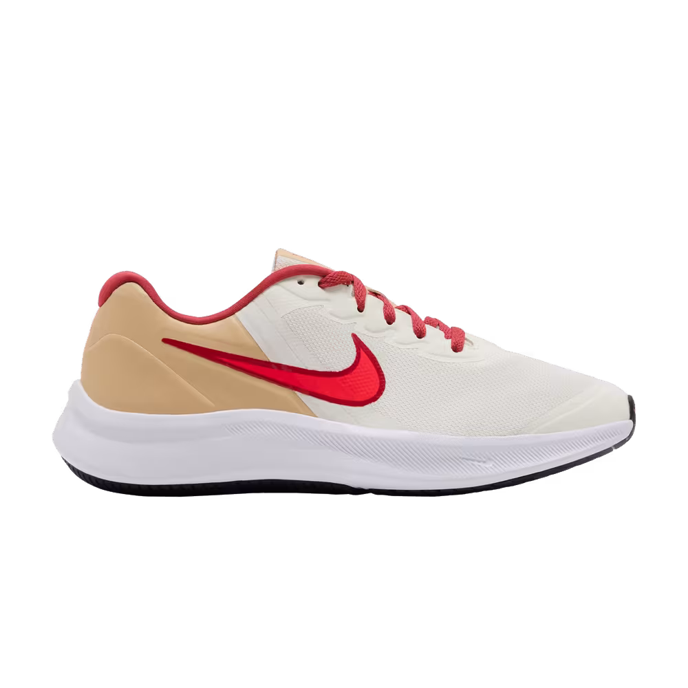 Nike Star Runner 3 GS Sail Bright Crimson