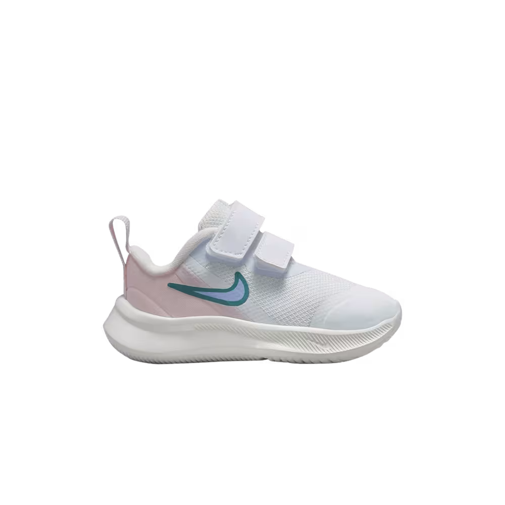 Nike Star Runner 3 TD White Pink Mineral Teal