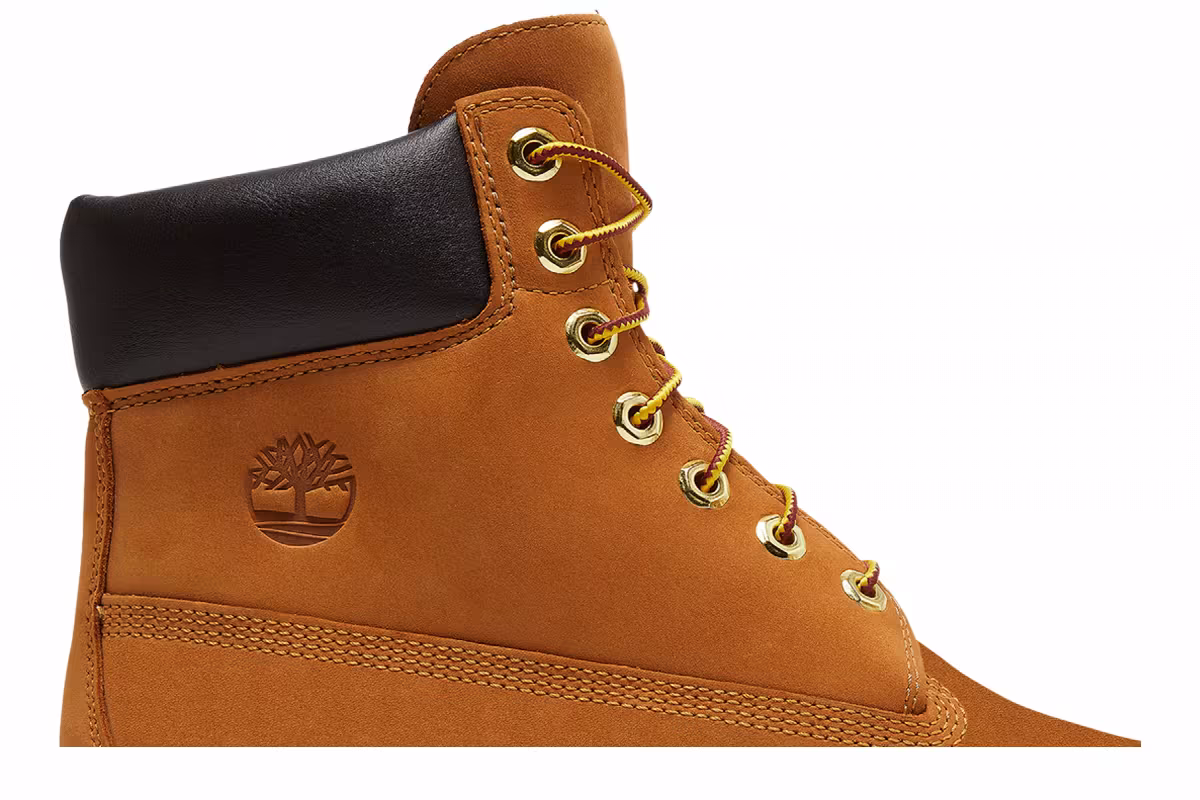 Timberland 6 Inch Premium Rubber Toe Boot Wheat Black, view 3