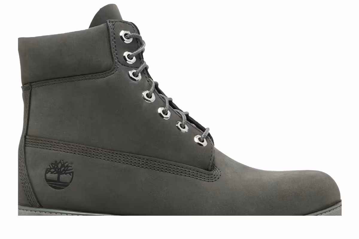 Timberland 6 Inch Waterproof Premium Boot Dark Grey, view 3