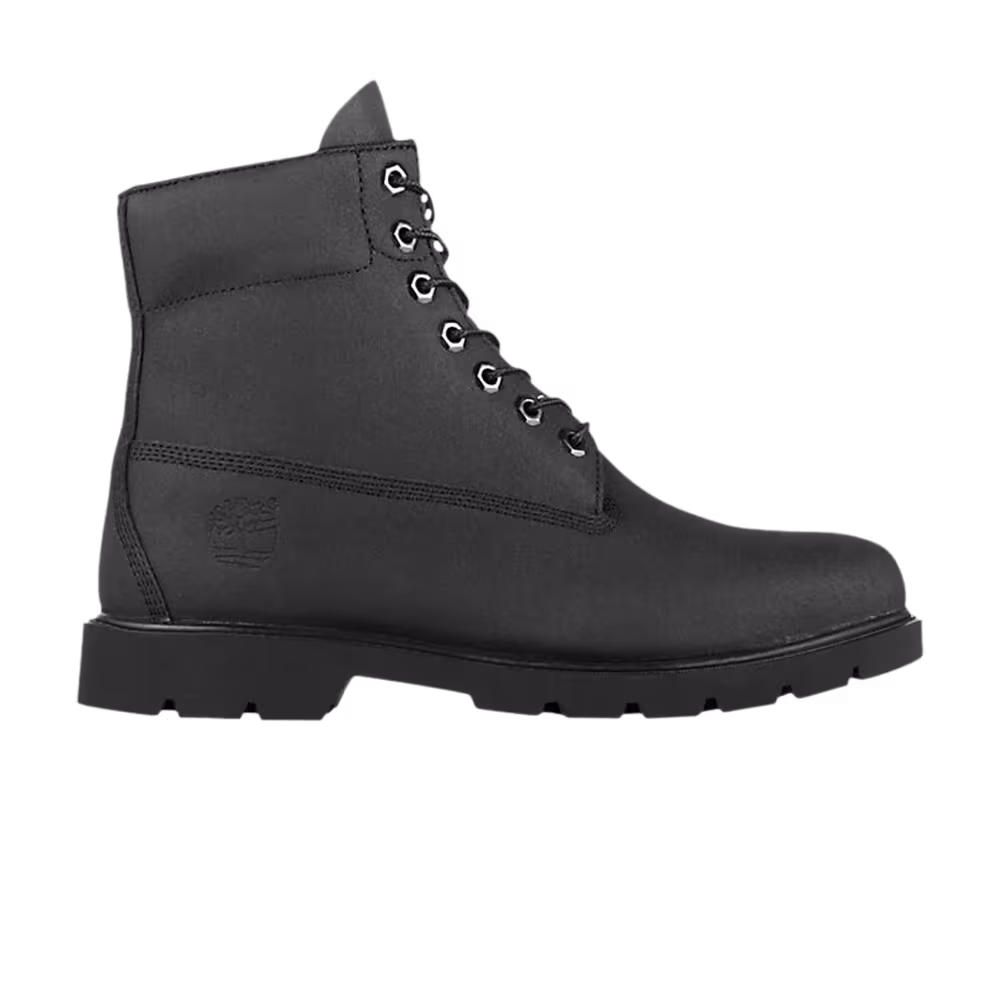 Timberland 6 Inch Basic Waterproof Boot Black Scuff Proof