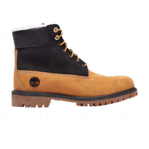 Timberland 6 Inch Fleece Lined Waterproof Boot 'Wheat Black'