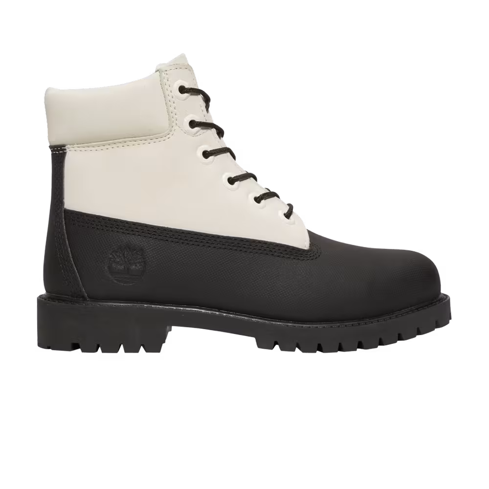 Timberland 6 Inch Premium Boot White Black