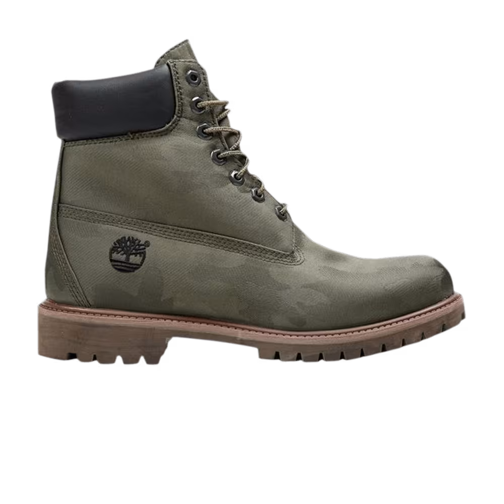 Timberland 6 Inch Premium Boot Green Camo