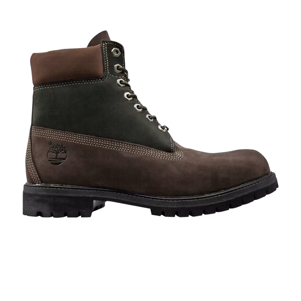 Timberland 6 Inch Premium Boot Dark Brown Green