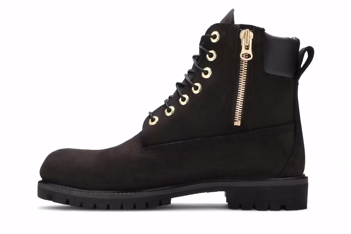 Culture Kings x Timberland 6 Inch Premium Wide Black, view 4