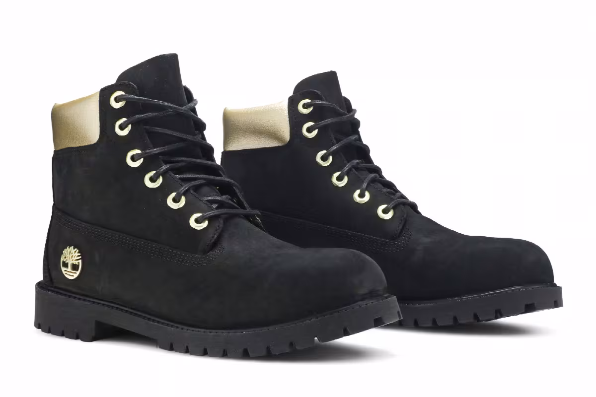 Timberland 6 Inch Premium Waterproof Boot Gold Collar, view 9