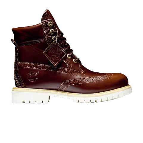 Timberland 6 Inch Premium Brogue Wingtip 'Chestnut'